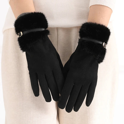 Women's Winter Gloves with Fleece Lining