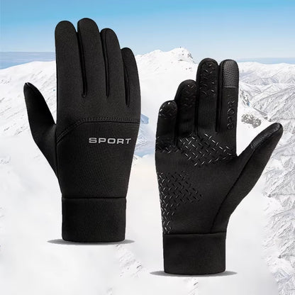 Winter Warm Gloves Touch Screen Windproof Cold-Proof Cycling Gloves, Men'S Women'S Running, Hiking Skiing Gloves